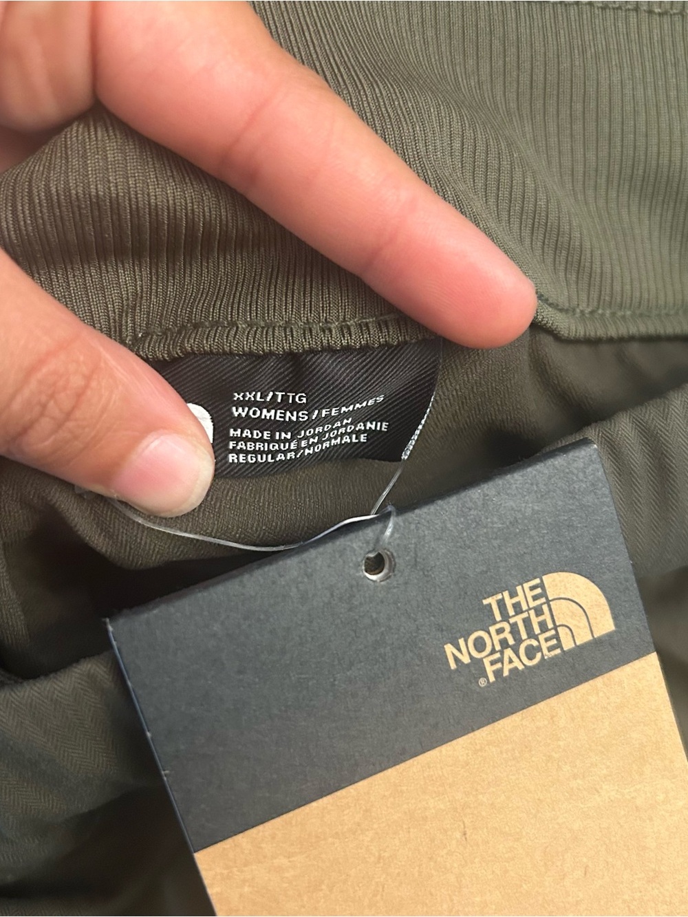 The North Face Aphrodite Womens Joggers New Taupe Green New 2XL - Picture 6 of 7